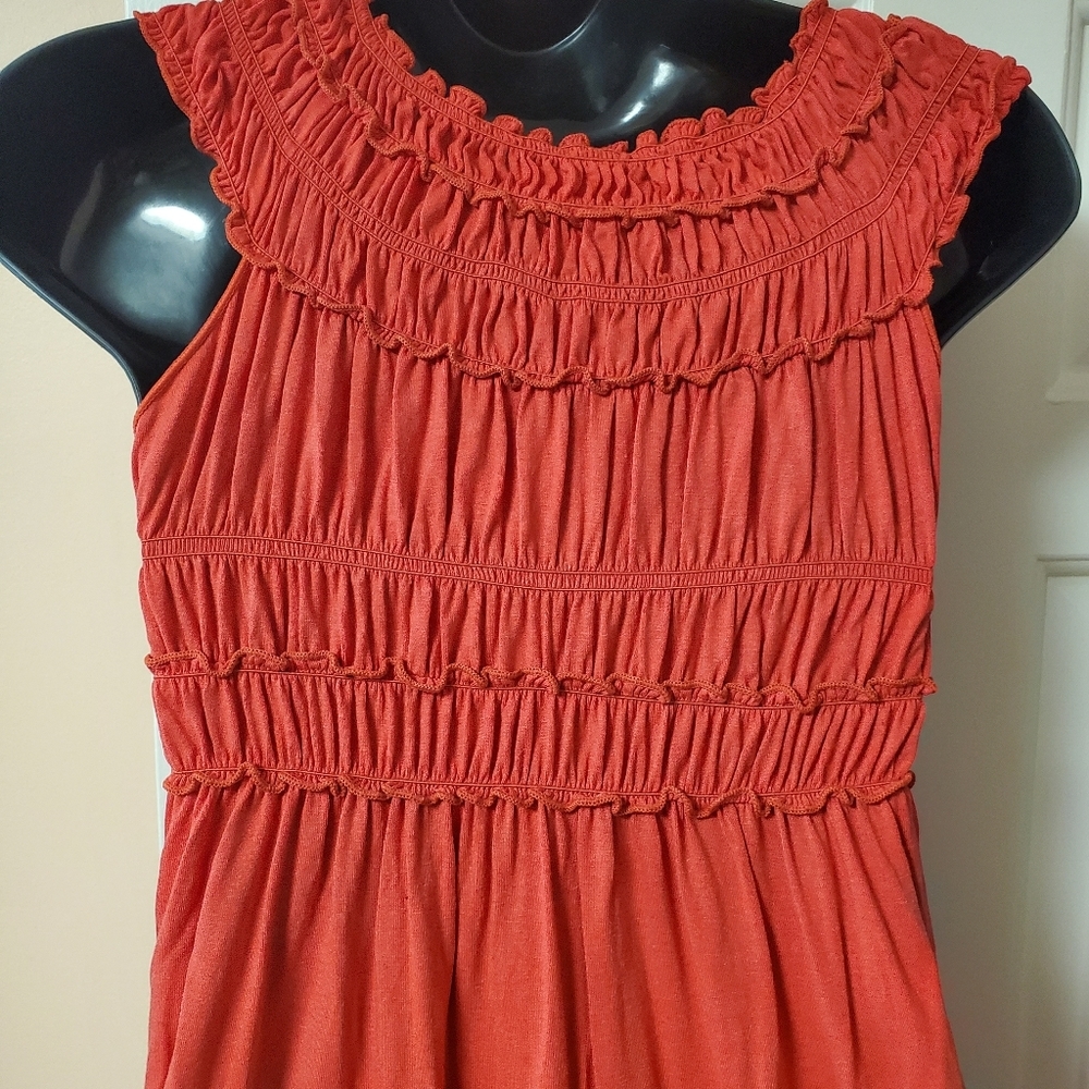Max Studio Sleeveless Ruched Dress - Picture 11 of 13